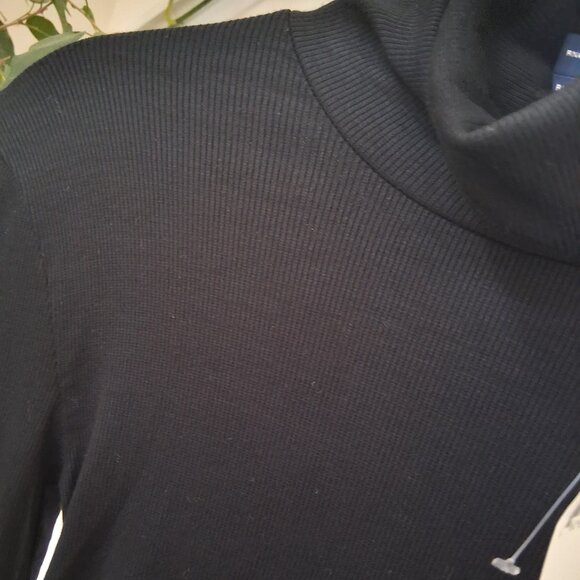 New Ralph Lauren Black Turtleneck Sweater Top - Picture 5 of 6